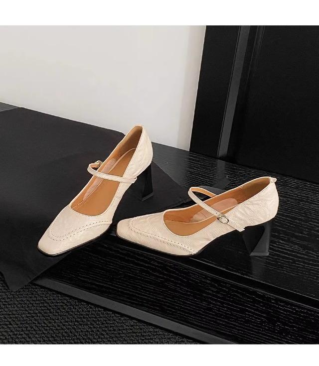 Ultra měkké boty na nízkém podpatku - Nový styl Platformové dámské boty, Čtvercová špička Platformové boty