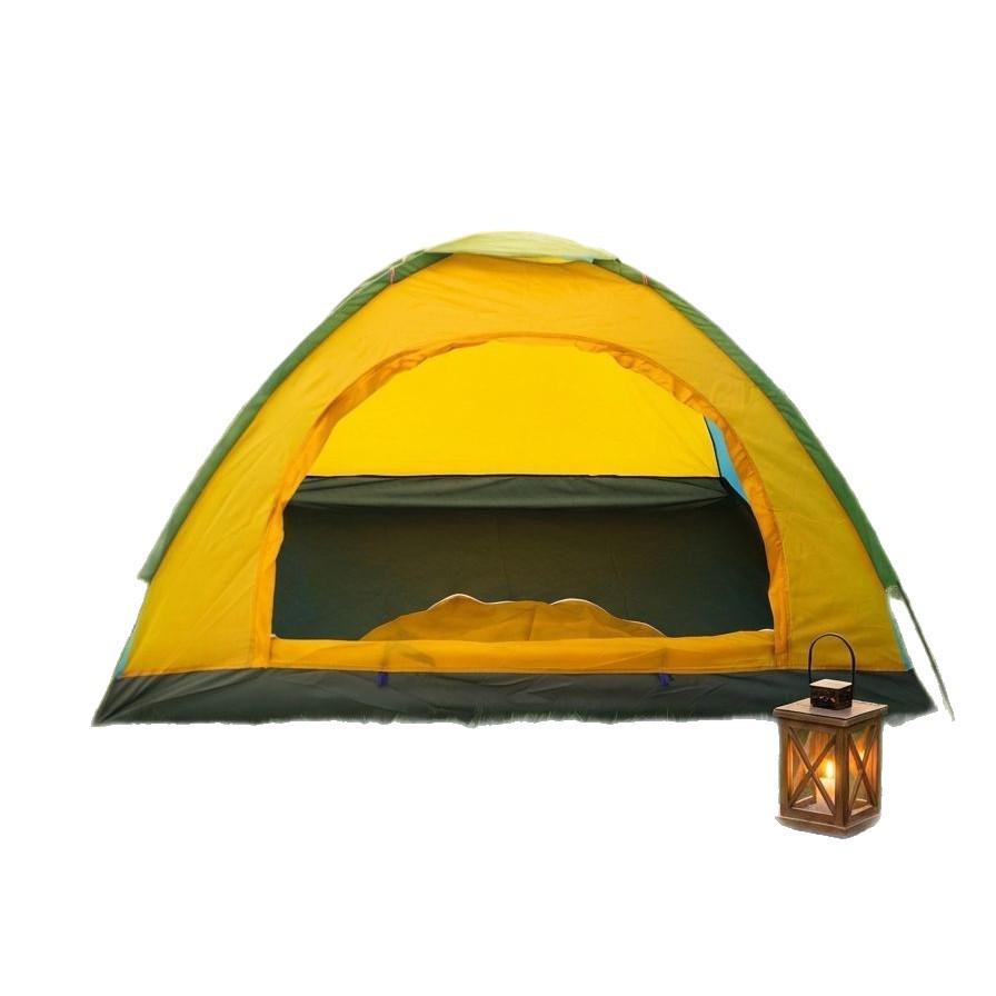 Portable 4-6 Person Beach Tent for Outdoor Travel and Camping 4-6 Person желто-зеленый