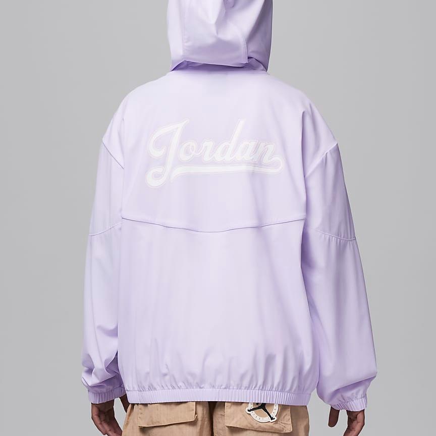 Jordan Simple Comfortable Hooded Jacket Kids Jackets Frost-Purple HM4593-574