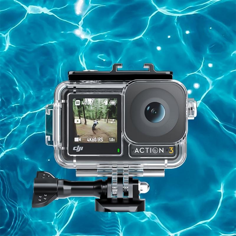 Diving Swimming Camera Waterproof Case Protective for Action 3 Action Sport Cameras