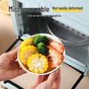 Food-Grade Thickened Rice Husk Disposable Bowls