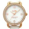 Used COACH Watch - CA97.7.34.1162S Ladies Rhinestone Bezel White Shell
