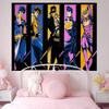 Classic Anime JJojo BBizarre AAdventure DIY Wall Tapestry for Living Room Home Dorm Decor Wall Art Decor
