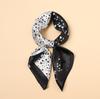 Luxury Leopard Print Print Female Silk Neck Scarf Square Hair Scarves Foulard Head Band Shawls Wraps Neckerchief Bandana Women