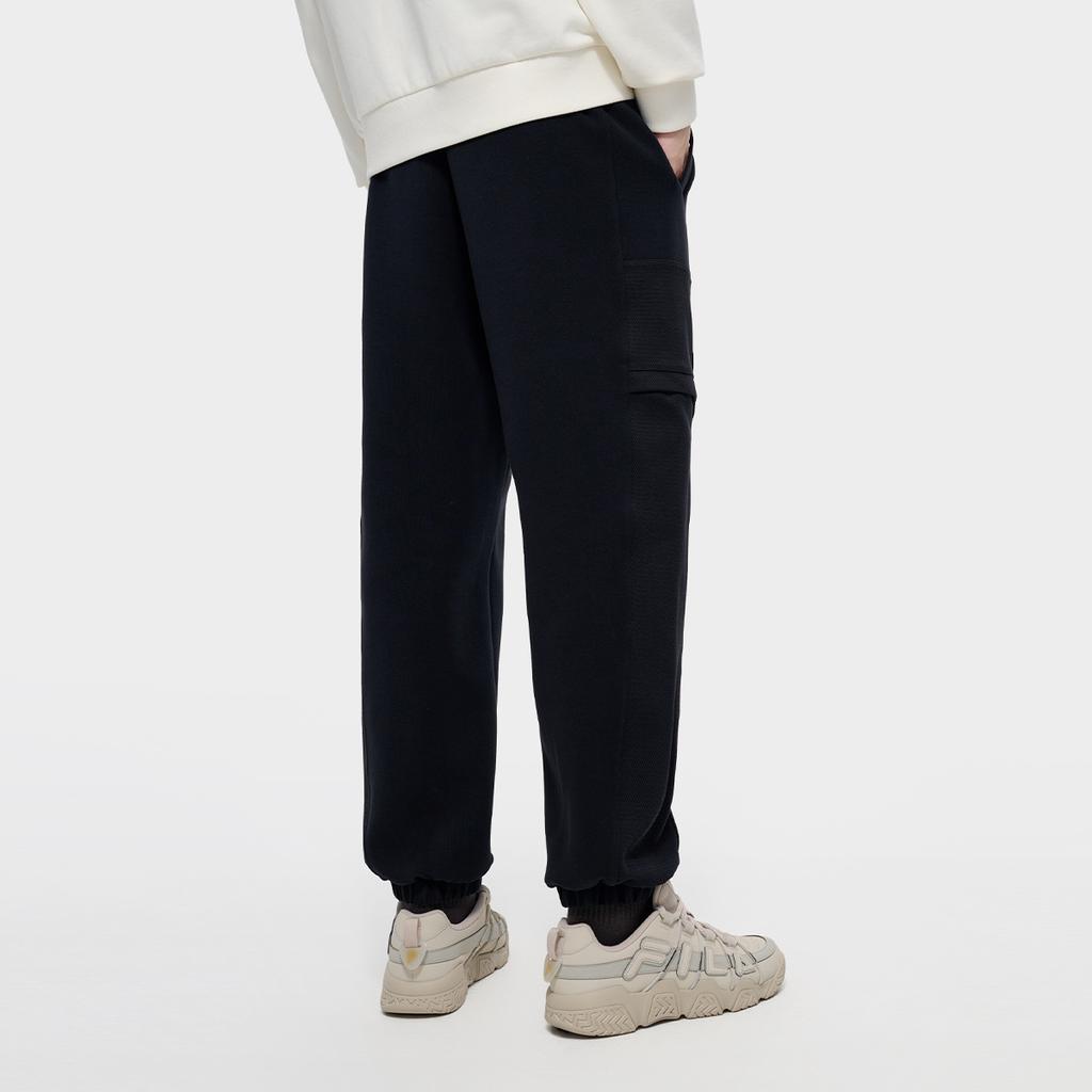 FILA FUSION Knitted Sweatpants Men's Jet Black T11M445604FBK