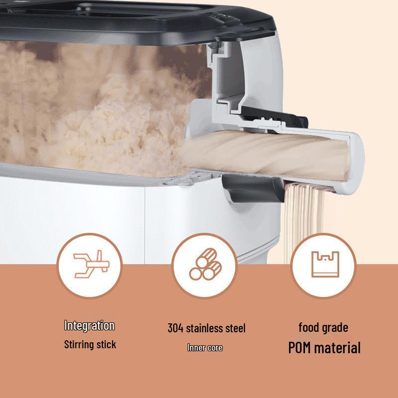 Fully Automatic Multifunctional Noodle Maker with Intelligent One-Key Dough Kneading and Extrusion