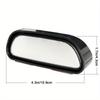 360Degree Stick On Blind Spot Mirror Car Reverse Parking Wide Angle Convex Rear View Mirror Rearview Auxiliary Auto Accessories