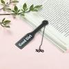 Creative “Skeleton Reading” Metal Bookmarks, Irregular Shape Bookmarks - “Let Me Read Silently” Reading Office Accessories