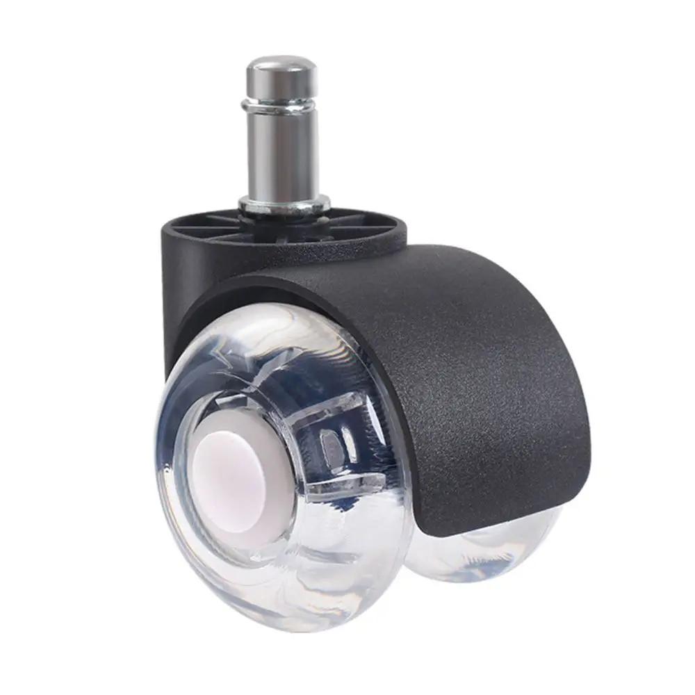 Safe Pulley Rollers Wheel Swivel Furniture Caster Office Chair Wheels Mute Wheel Chair Caster