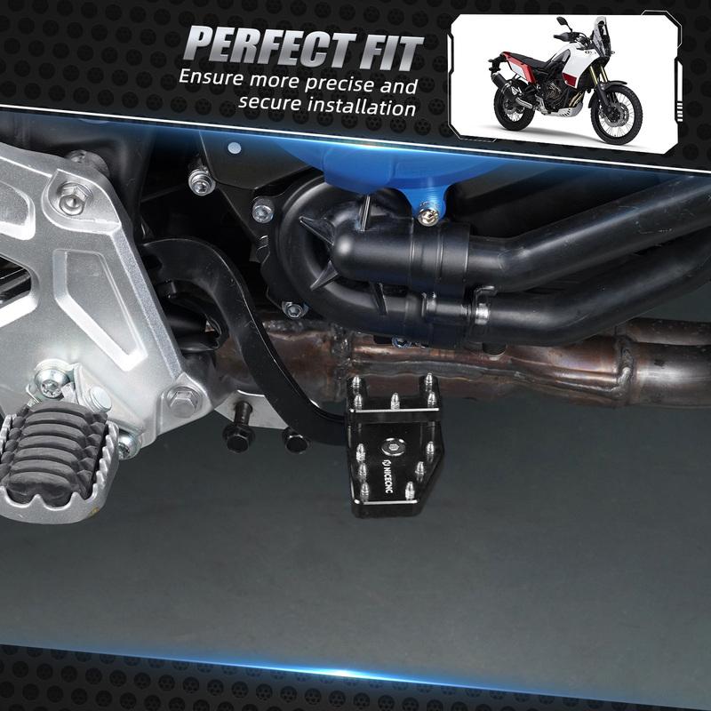 Motorcycle Dual Control Brake Lever Pedal Tip Pad for Yamaha Tenere 700 2019-2024 Tenere 700 World Raid 2022 2023 2024