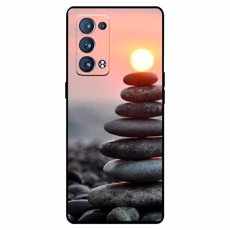 For Oppo Reno 6 Pro 5G Case Snapdragon Shockproof Soft Silicone TPU Back Cover For Oppo Reno 6 Pro CPH2247 Phone Cases Cute Capa