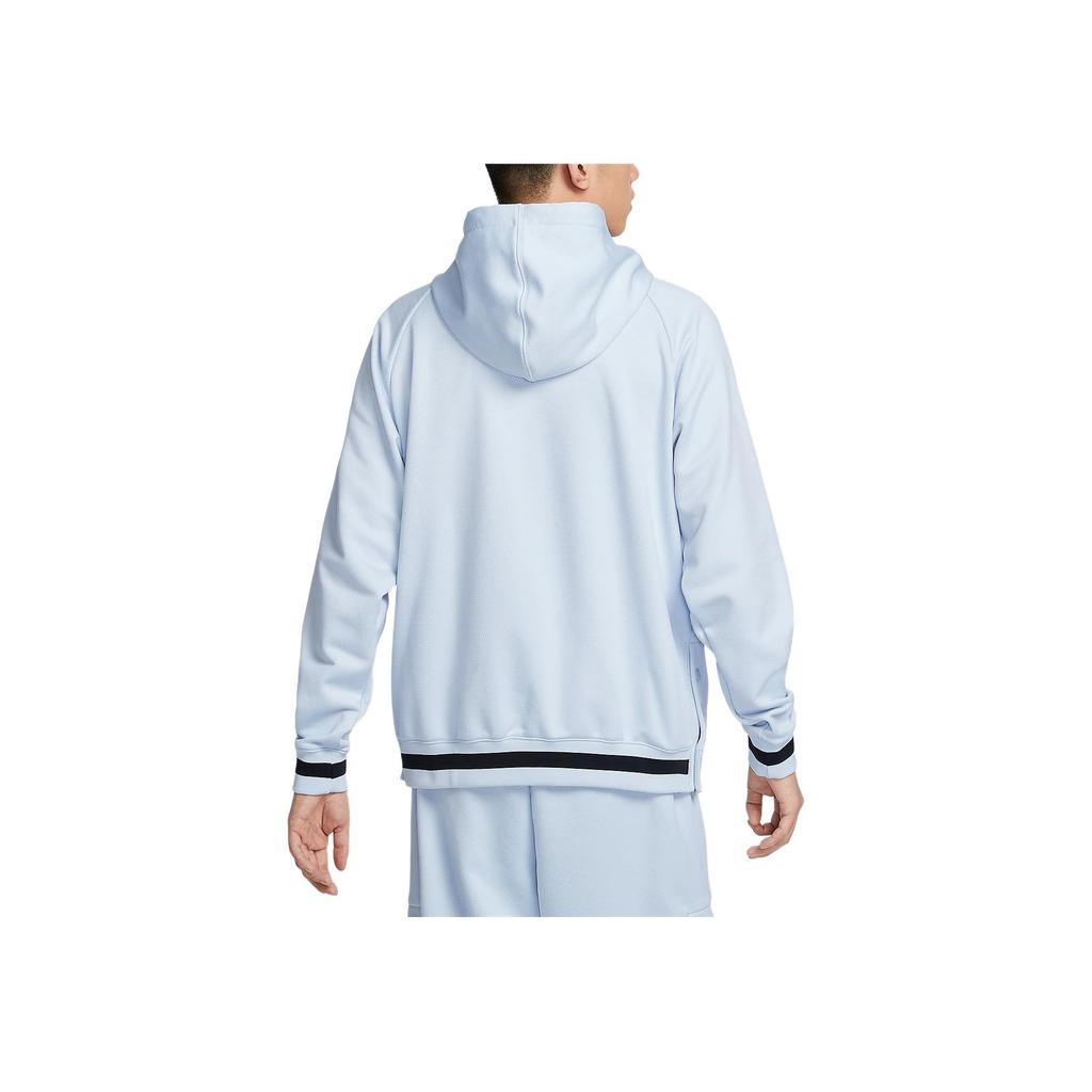 Nike Dna Therma-Fit Fleece Basketball Hoodie Comfortable Half-Zip Sweatshirt Men hoodies Platinum Black FZ0665-043