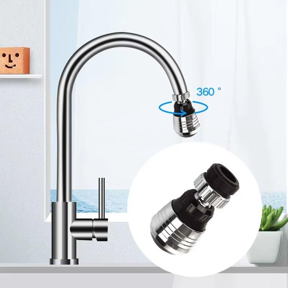 Water Saver Pressurized Faucet Head Dual-mode Spray Anti-Splash Sprayer  Taps Applications