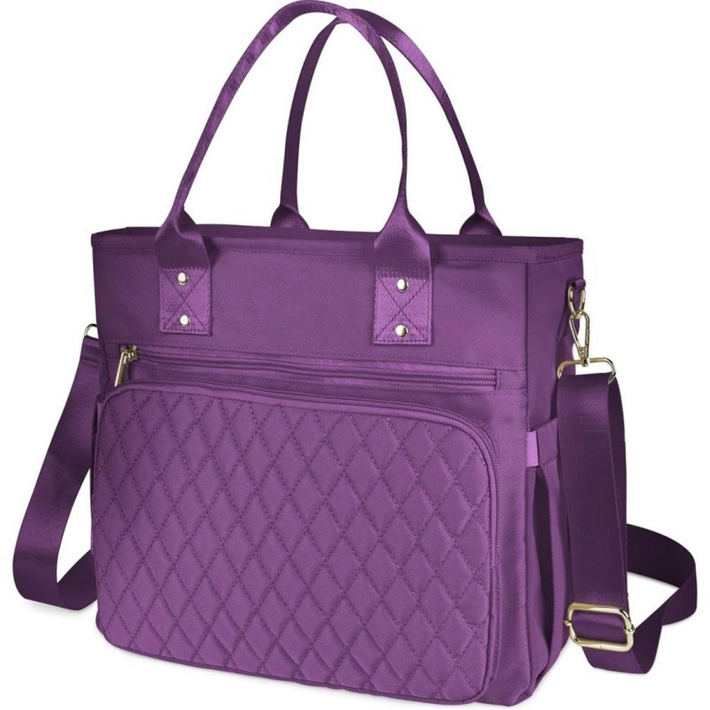 Fashionable Work Leakproof Tote Bags with Storage Pocket Insulated Lunch Bag for Outdoor Camping Women's Nylon Thermal Lunch Bag