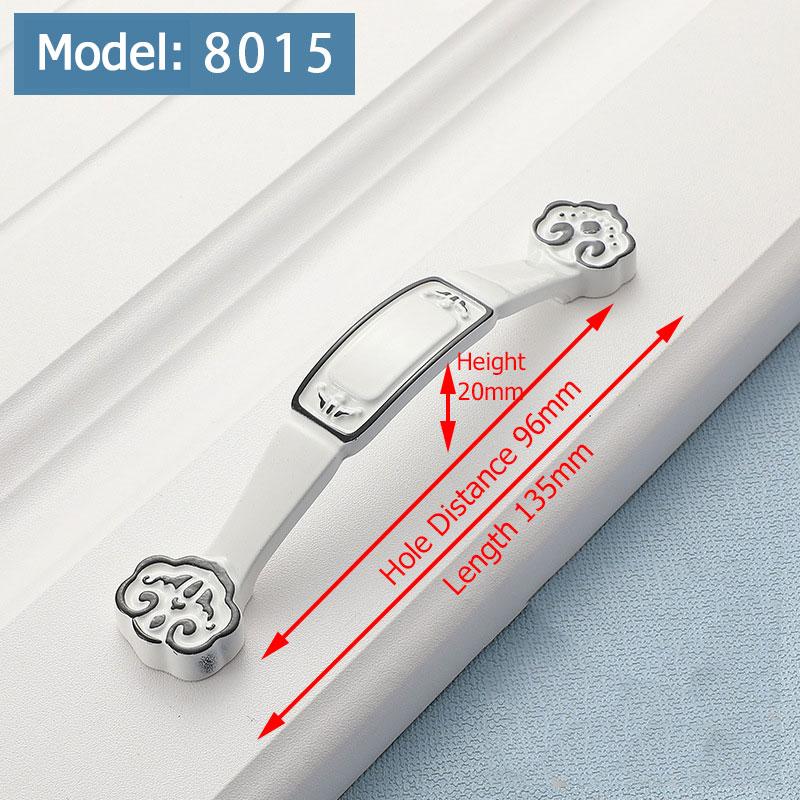 KAK Ivory White Kitchen Cabinet Handles European Style Cupboard Door Pulls Drawer Knobs Fashion Solid Furniture Handle Hardware