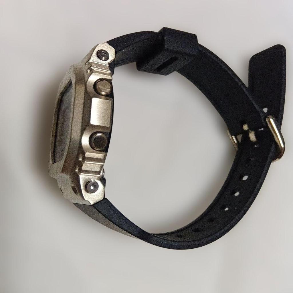Used G-Shock GM-S5600BC-1JF Black x Light Yellow Gold