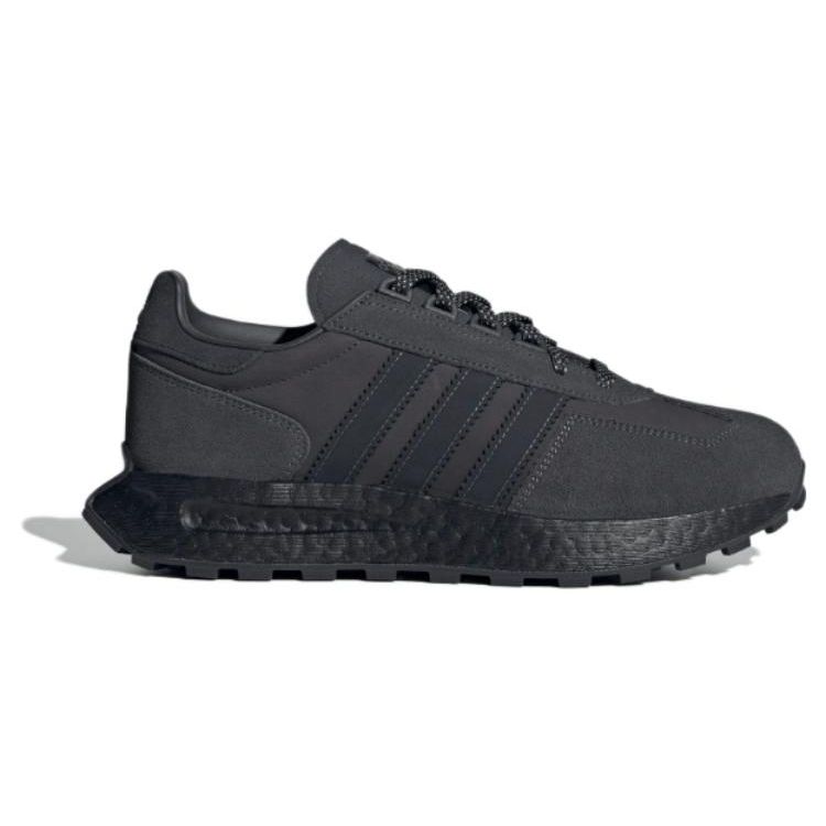 Adidas Originals Retropy E5 Retro Round Toe Lace-Up Thick Sole Comfortable Fabric Synthetic Leather Low-Top Casual Running Shoes Unisex Sneaker IF3927