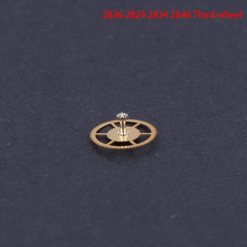

Metal Gold Watch Parts For ETA 2836 2834 2846 2824 Replacement Second And Third Wheels Precision Movement Accessori Repair Tools