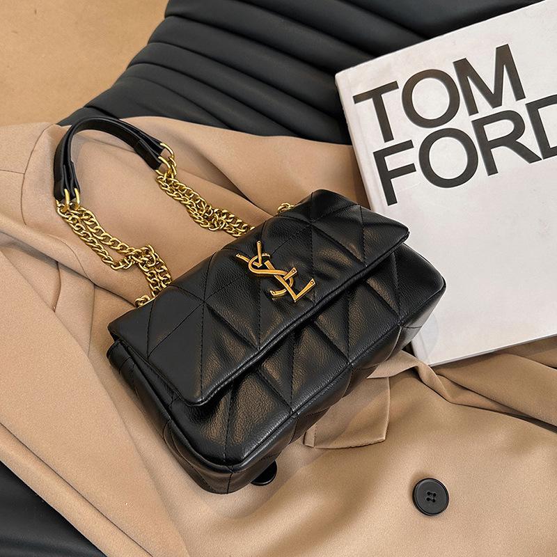 Elegant Women's Diamond Chain Shoulder Bag - 2025 Trendy Versatile Fashion