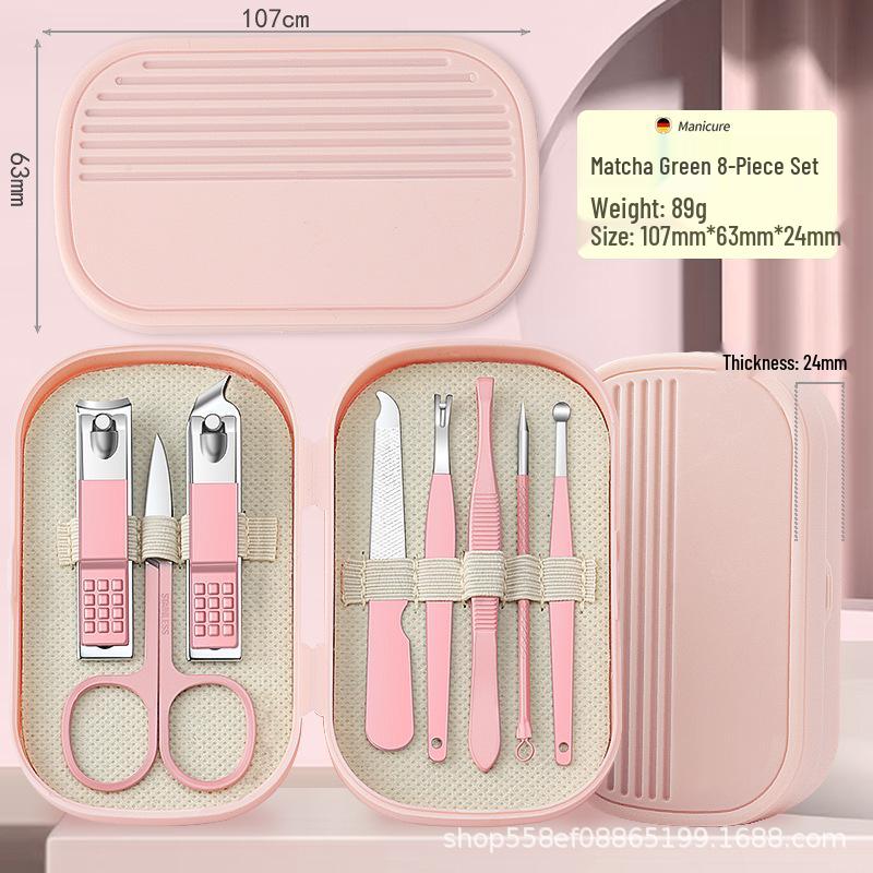 Spot Stainless Steel Nail Clipper & Manicure Set (8-14 Pieces)