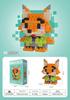 Tiny Berry Bear Nini Building Blocks - Educational Cartoon Figurine for Kids