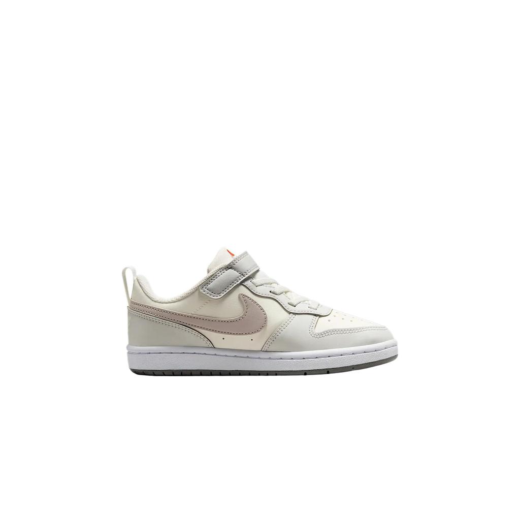 Nike Court Borough Low Recraft Comfortable Stylish Versatile Kids Basketball Shoes Kids sneaker Off-White DV5457127