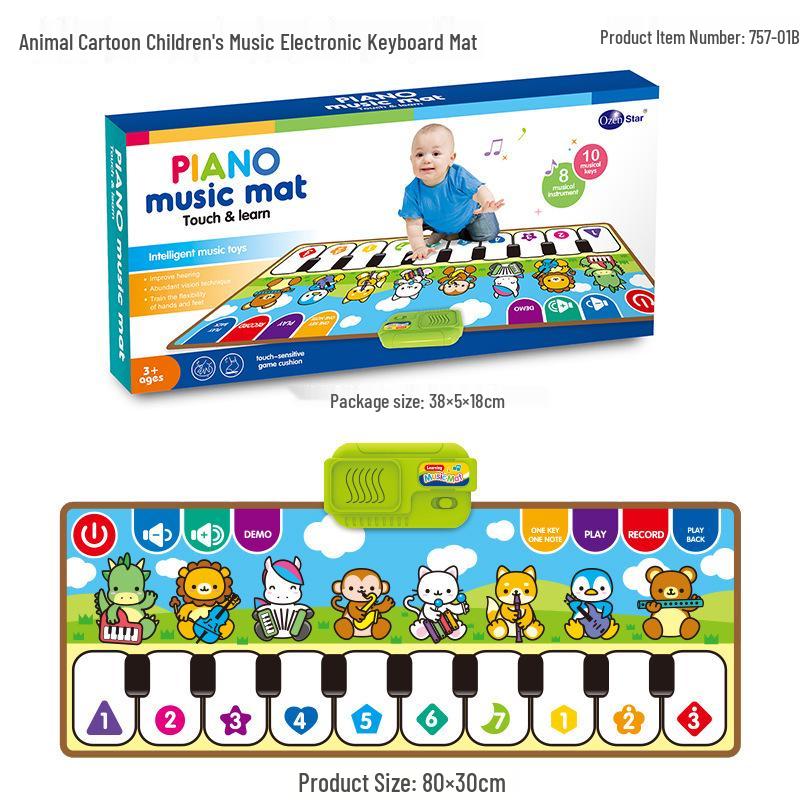 Aozheng Electronic Foot Pedal Piano: Children's Educational Music Blanket with Multiple Instrument Modes