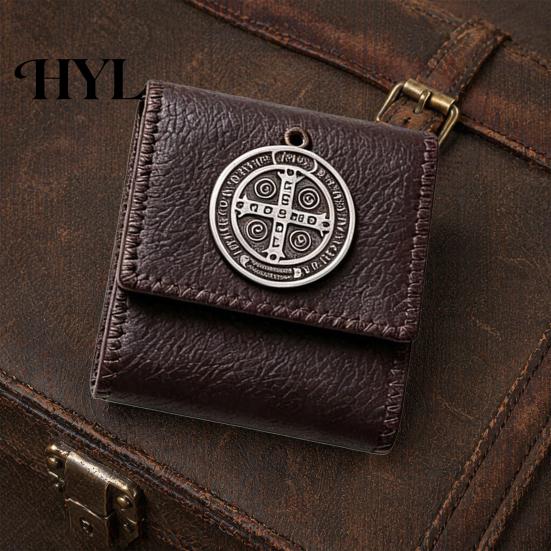 Home Altar Decor Portable Catholic Altar, Handmade Pocket Prayer Shrine, Faux Leather Spiritual Icon Foldable Devotional Religious Gift for Christian
