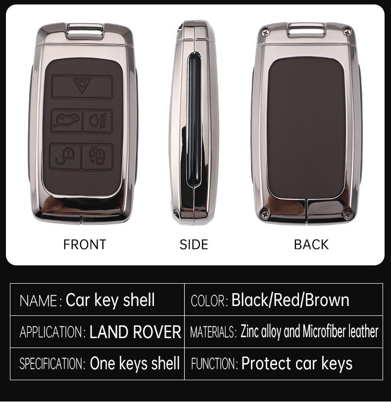 Land Rover Range Rover Key Case for Evoque, Velar, Defender, Sport & Discovery Models - High-End Shell Bag