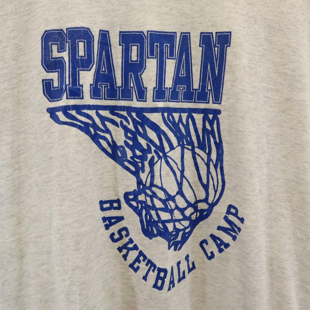 JERZEES 90s Made In USA Old SPARTAN Short Sleeve T-shirt M Basketball Men's Used