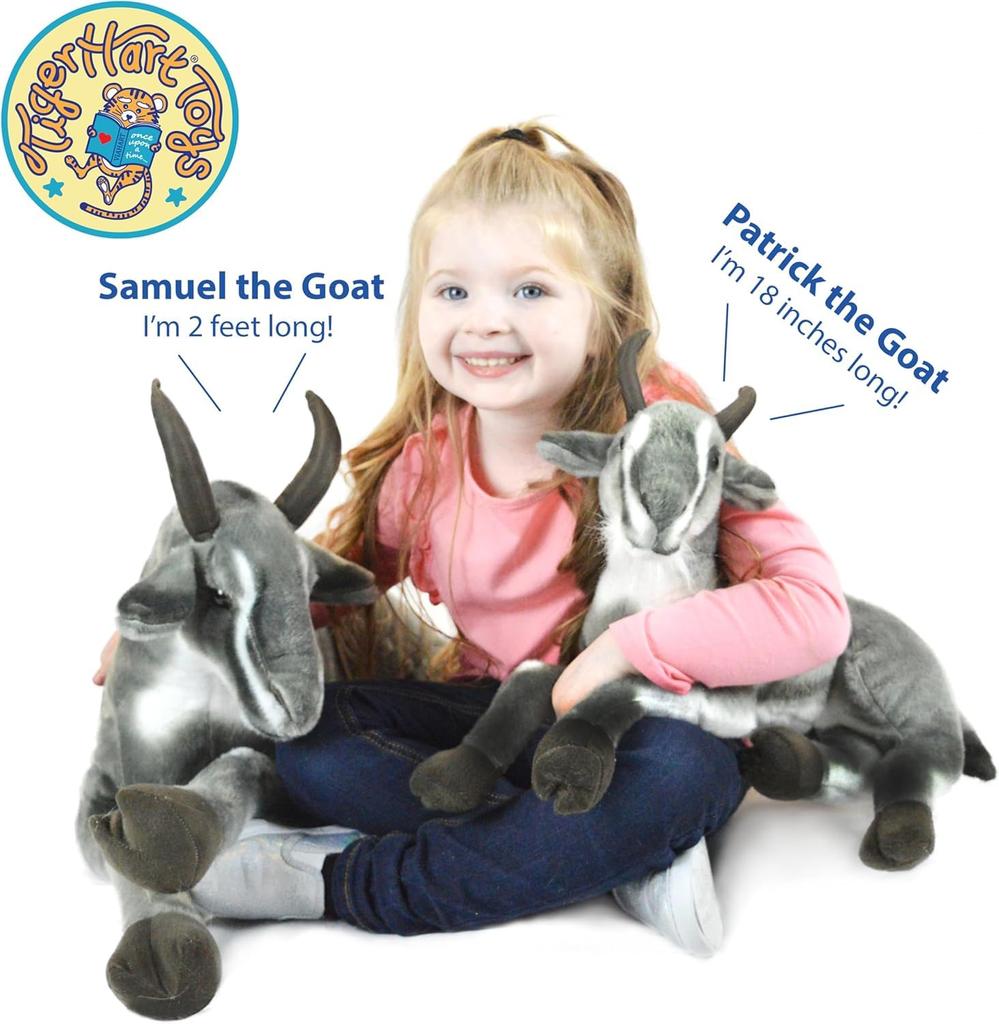 VIAHART Zwergziege Samuel Plüschtier, 27 Zoll (ungefähr 69cm), Tiger Tale Spielzeug [Gebraucht]
