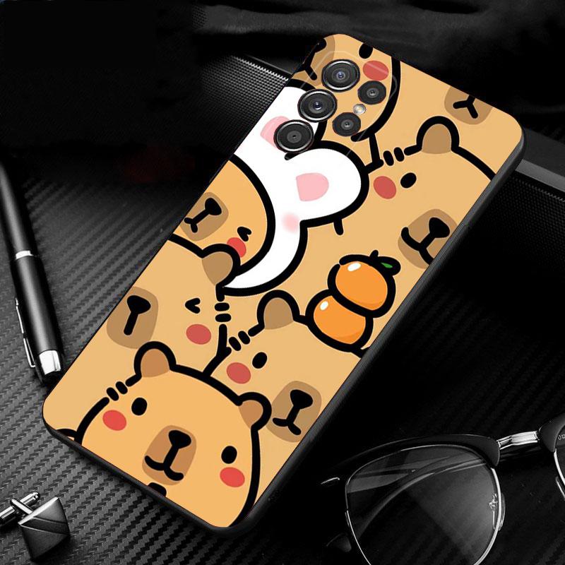 Nette Capybara Telefon Fall Für Samsung A52S A21S A33 A23 A13 A14 A32 A52 A53 A54 A51 A71 A15
