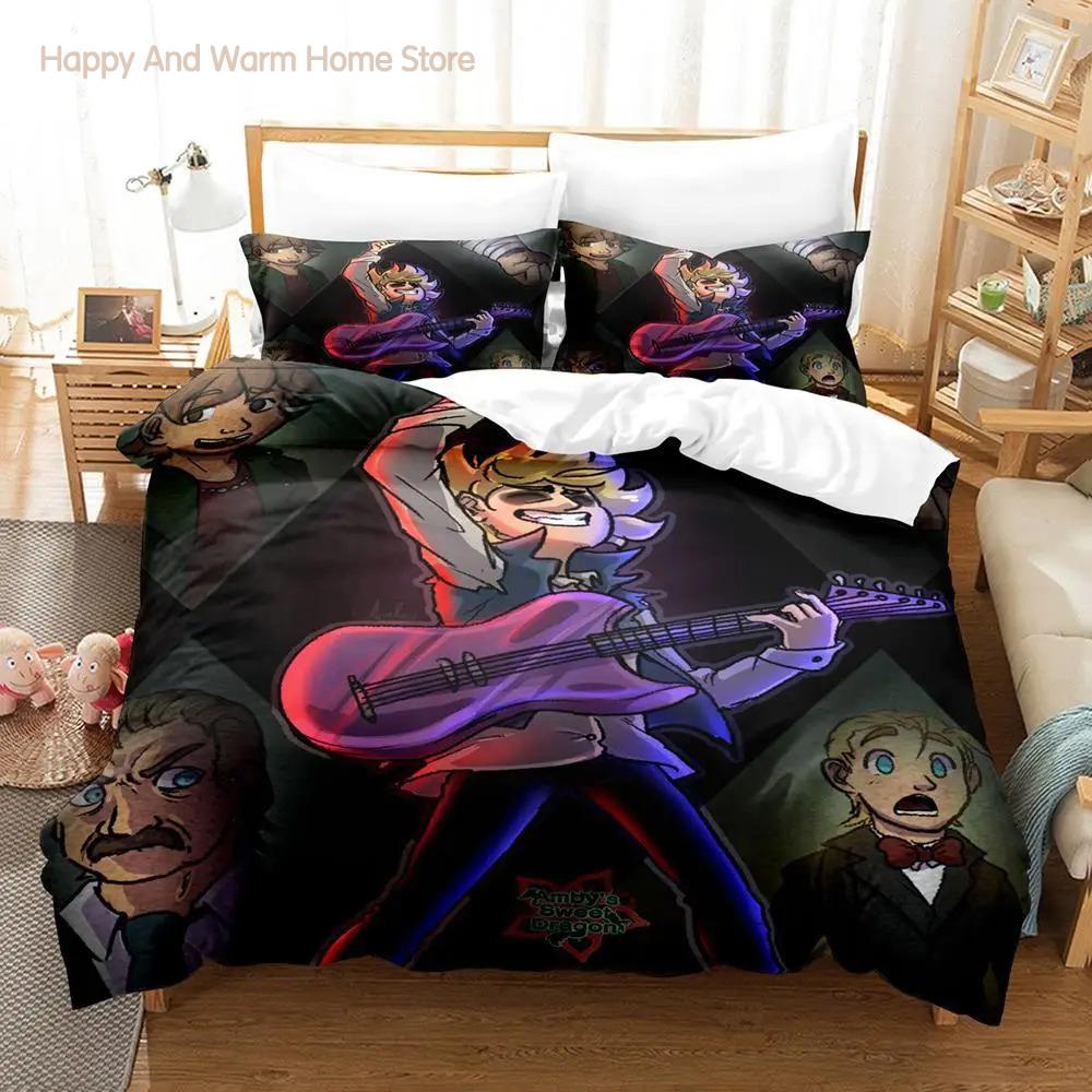 Metal Family Bedding Set Single Twin Full Queen King Size Bed Set Aldult Boy Bedroom Duvetcover Sets 3D Anime Bed Sheet Set