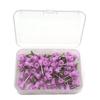 100pcs Dental Prophy Brushes Polishing Polisher Rubber Cup Disposable Latch Type Colorful Buff Nylon Bristles Brush