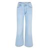 Womens/Ladies Ribcage High Rise Wide Leg Jeans