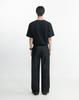WORK ON BODY OFF Eden Slub Semi-Wide Denim Pants [Black]