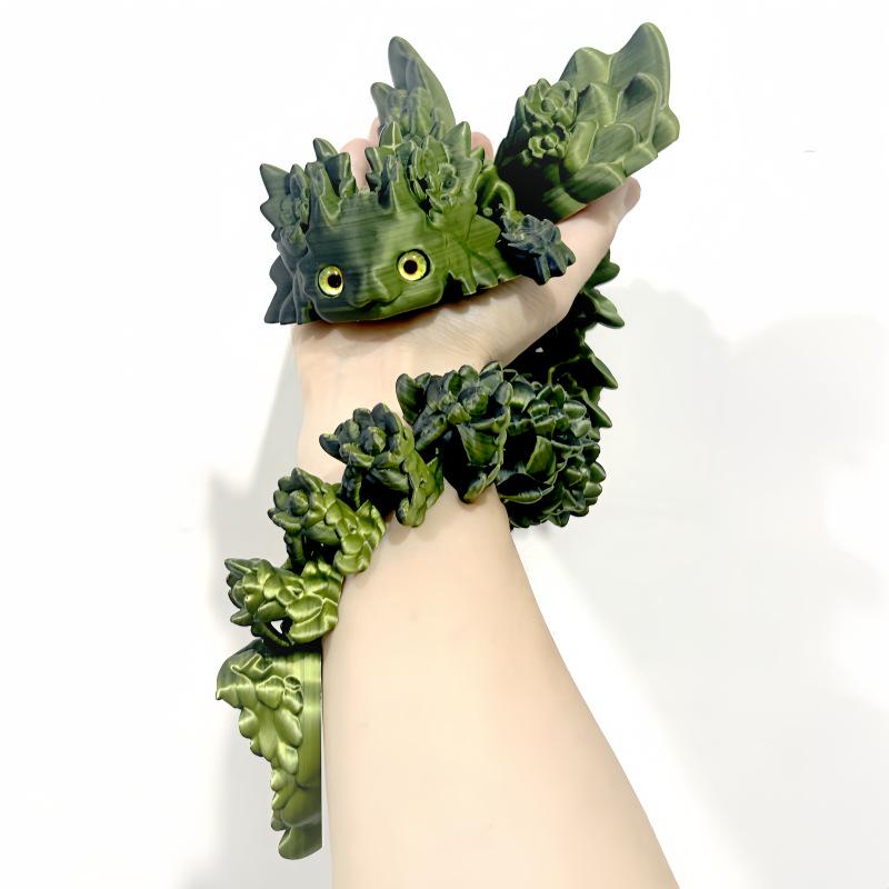 3D-Druck Spielzeug Salamander Drache Schreibtischornament Tiere Heim Büro Handwerk Weihnachtsgeschenk