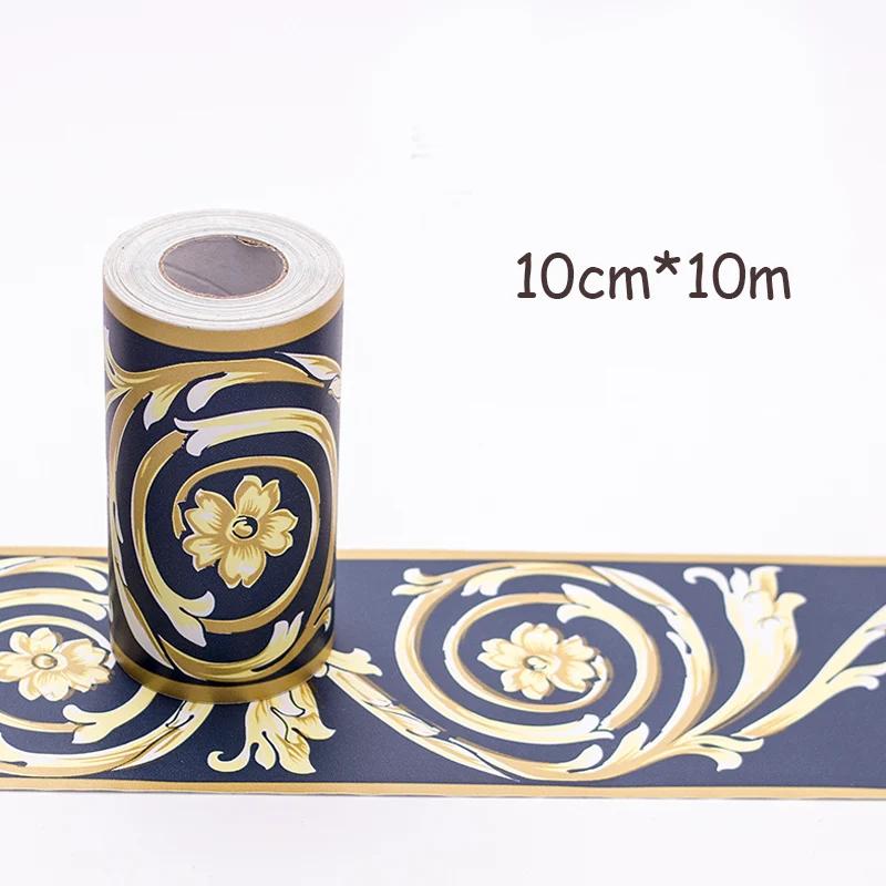 10M Self-Adhesive Wall Panels Border - Waterproof Decorative Film for Kids Room/Bathroom Tiles & Kitchen