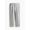 H M Wool Blend Pants Regular Fit Grey