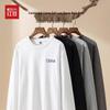 Hodo Men's Pure Cotton Loose Long Sleeve T-shirt