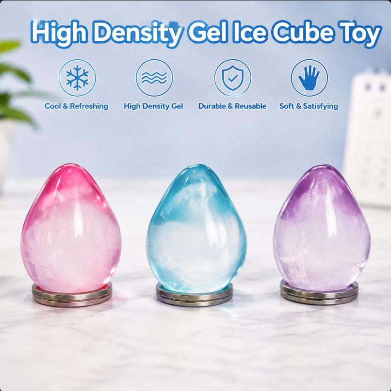 Fidget Toys Squishy Drop, Stress Cube Squishies Anxiety Stress Relief Ice Squishy Stress Cube-Drop Malt Sugar Balls Sensory Ball