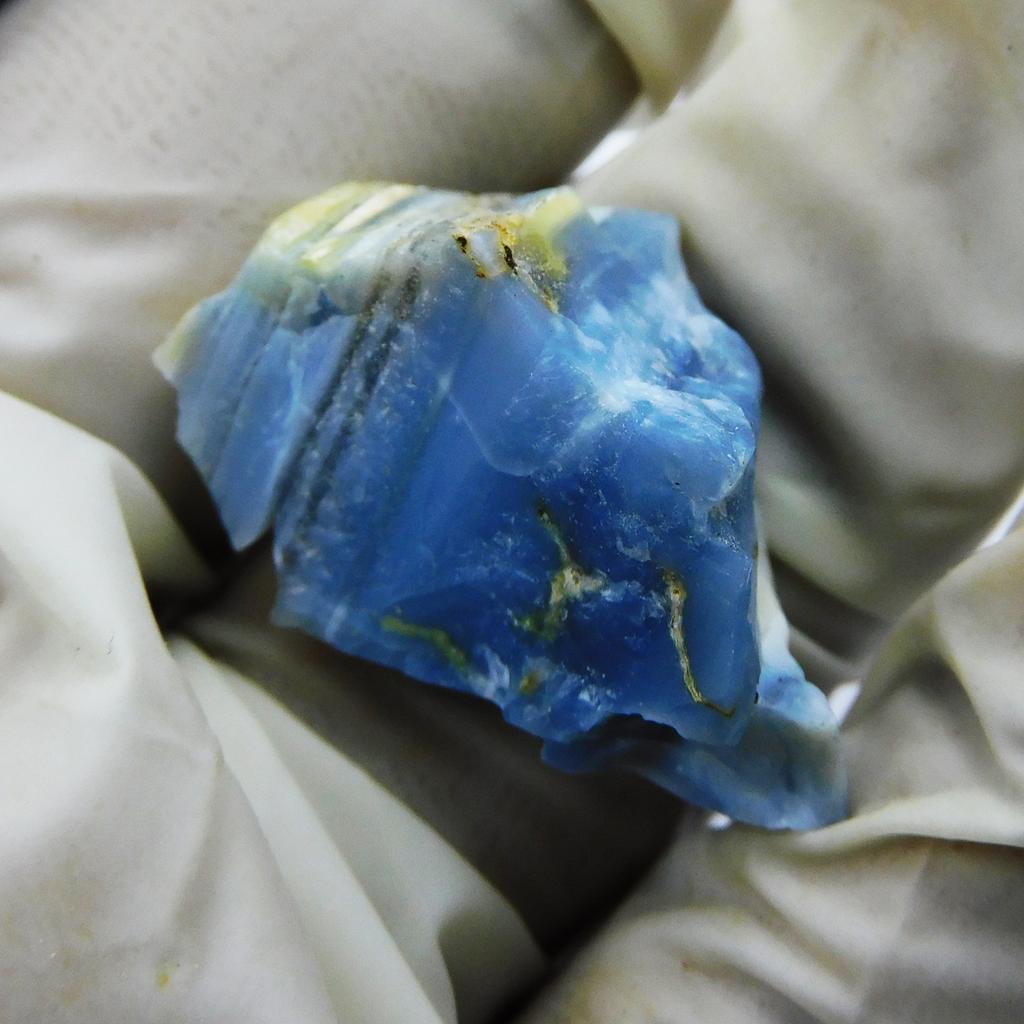 Perfect 18.90 Ct Uncut Raw Opal Blue Rough Natural CERTIFIED Loose Gemstone Use for Pendant Rings