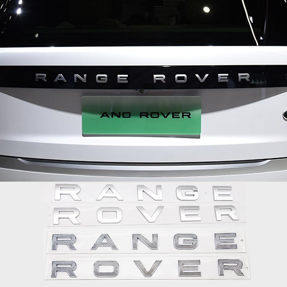 Premium 3D ABS Range Rover Letters Car Front Hood Bonnet Emblem Badge For Land Rover Discovery Sport Evoque Defender Accessories NG8