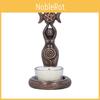 Goddess Triple Stunning Tea Light Candle Holder Unique Resin Decorative Accent Piece