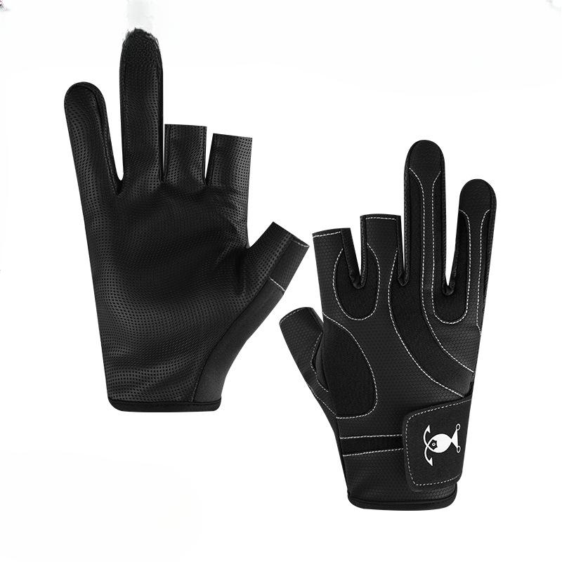 

Новые перчатки для рыбалки Luya с тремя пальцами, мужские, нескользящие, износостойкие, для рыбалки на открытом воздухе, снаряжение, перчатки для рыбалки на лету и со скал average size