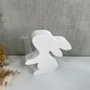 Silicone Hydroponic Flower Vase Mold 3D Easter Rabbit Decoration Molds for Home