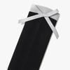 Ribbon Knee Socks BLACK