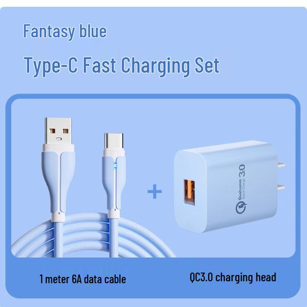 Compatible Charger Plug Set for Apple iPhone, Huawei, Vivo, Honor, Mate - Supports Data Cable & Fast Charge