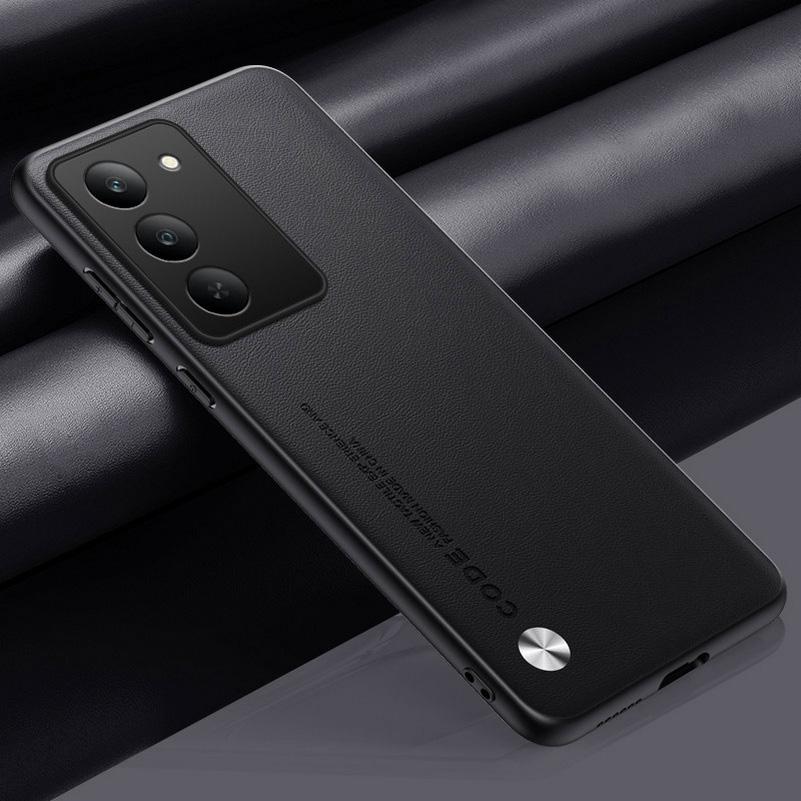 Plain Leather Case For Realme V60 Pro Realme GT Neo 7 6 6T 5 3 3T GT 7 Pro 6 6T 5 Pro 3 13 Pro 12 11 Hard Camera Protect Cover