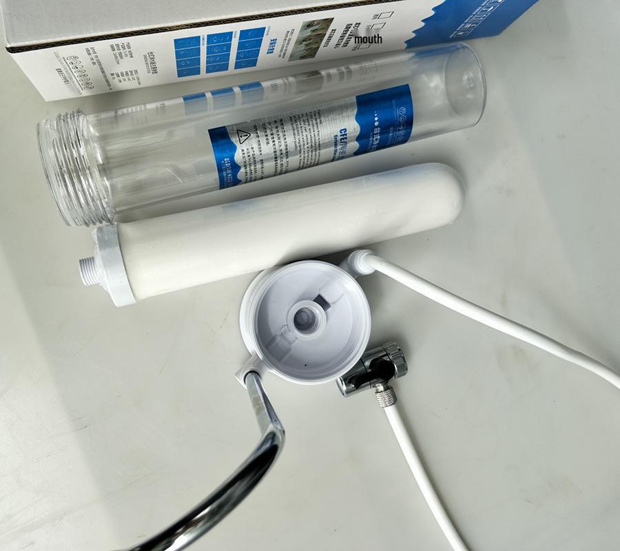 Ceramic Filter Countertop Water Purifier with Washable Faucet Filter (Non-Direct Drinking)
